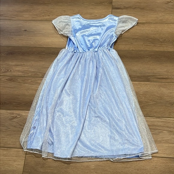 Disney Frozen II Blue and Silver Princess Dress Size 6X - Picture 4 of 9